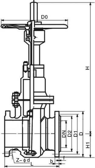 Z43H��Z43X�T�ƽ���l�yPN16��Ҫ������|(zh��)��Ҫ���κ��B�ӳߴ�