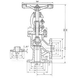 J44W-16P J44W-16R J44W-16L J44W-16RL���P䓽�ʽ��ֹ�y��Ҫ���μ��B�ӳߴ�D