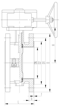 D341J-10΁݆���mʽȫ�r�z���y��Ҫ�����B�ӳߴ�D